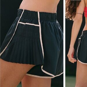 Black free people movement easy tiger shorts